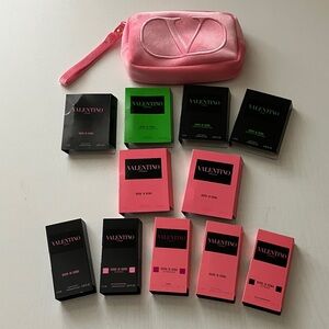 Valentino Velvet Wristlet & 11 Samples (12 Piece Set)